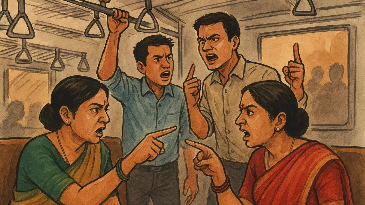 मुंबई में रहना है तो मराठी बोलो नहीं...लोकल ट्रेन में महिलाओं के बीच सीट का झगड़ा हिंदी vs मराठी विवाद में पहुंचा- Video
