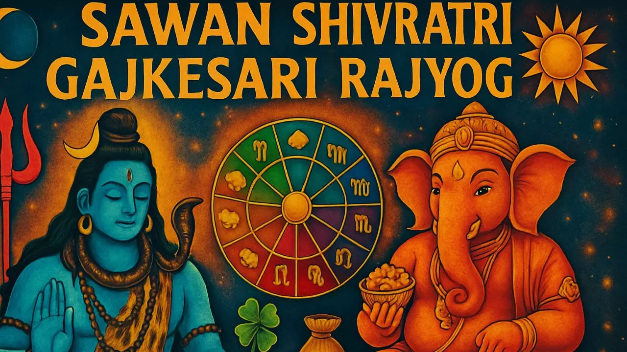 सावन की शिवरात्रि पर बना गजकेसरी राजयोग, इन राशि वालों के किस्मत के सितारे होंगे बुलंद