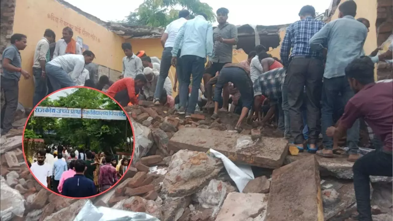 सरकारी स्कूल की इमारत बनी कब्र! झालावाड़ में छत गिरने से 7 बच्चों की मौत, दर्जनों मलबे में दबे