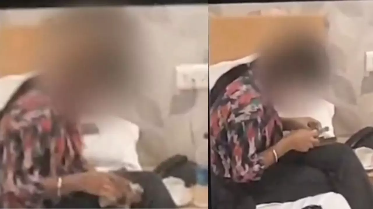 500 के नोट से बनाई ड्रग्स की लाइन, फिर... होटल में नशा करती लड़की की VIDEO वायरल