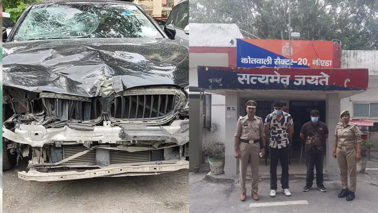 नोएडा में अमीरी की रफ्तार ने ली मासूम की जान! BMW सवार रईसजादों का कहर, 2 गंभीर रूप से घायल