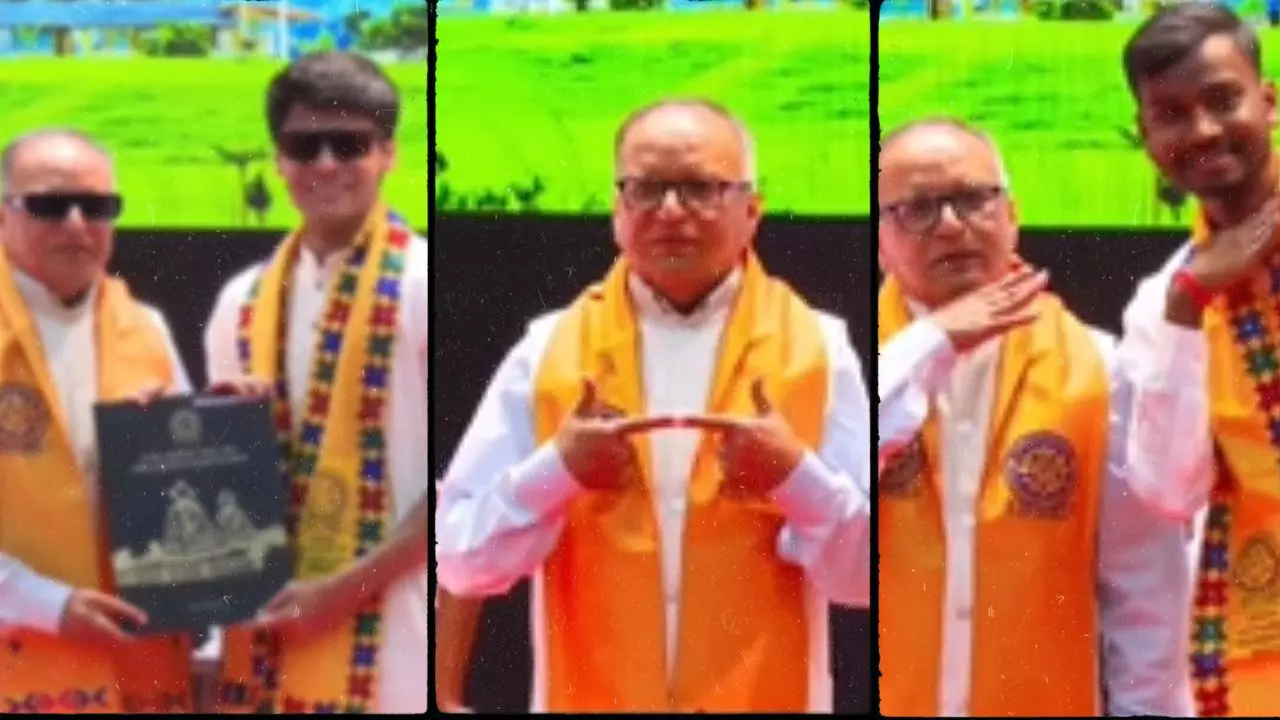 काला चश्मा पहन पुष्पा स्टाइल में फोटो, जानें IIT रोपड़ के प्रो. राजीव आहूजा के बारे में, Gen z के साथ कूल अंदाज हुआ VIRAL