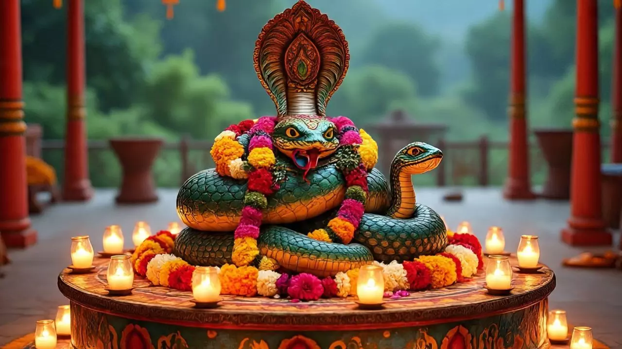 Nag Panchami 2025: शुभ योग में नाग पंचमी मंगलवार को, जानिए तिथि, पूजा शुभ मुहूर्त और महत्व
