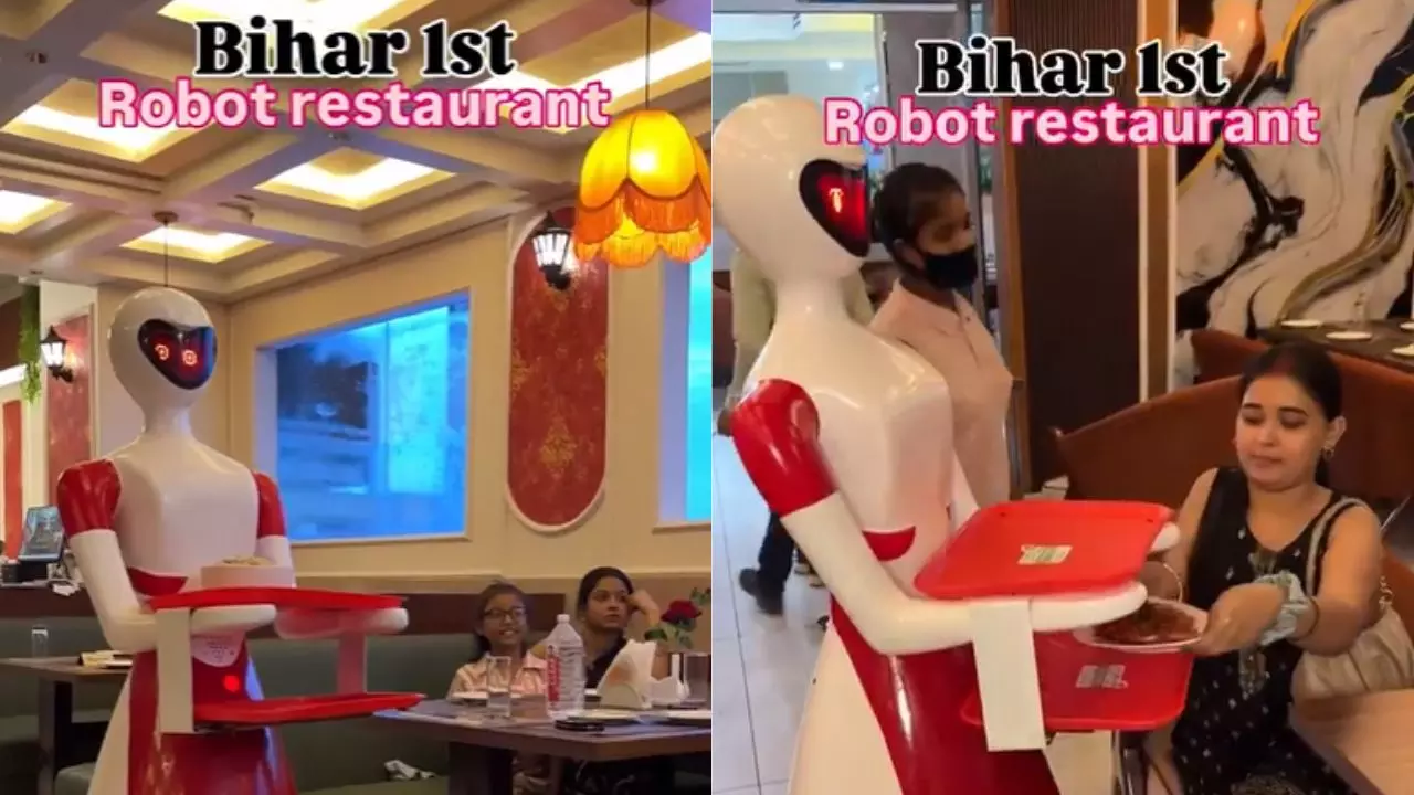 क्या सच में बिहार के इस Restaurant में रोबोट कर रहा वेटर का काम? सोशल में Viral Video ने मचाया बवाल
