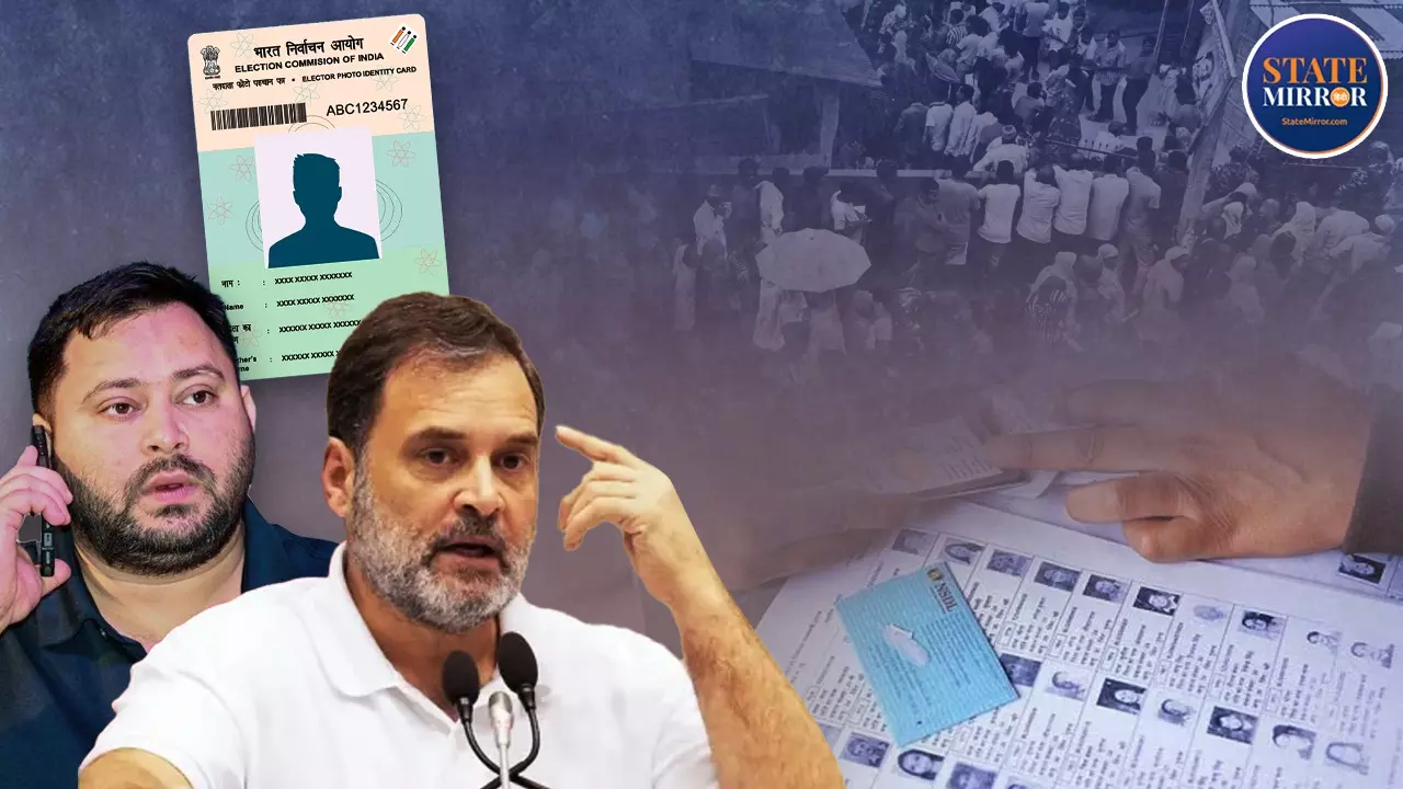 दो मतदाता पहचान पत्र मामले में जोर का झटका धीरे से लगाकर गेम खेल गए राहुल गांधी, फंस गया पूरा विपक्ष और तेजस्वी यादव!