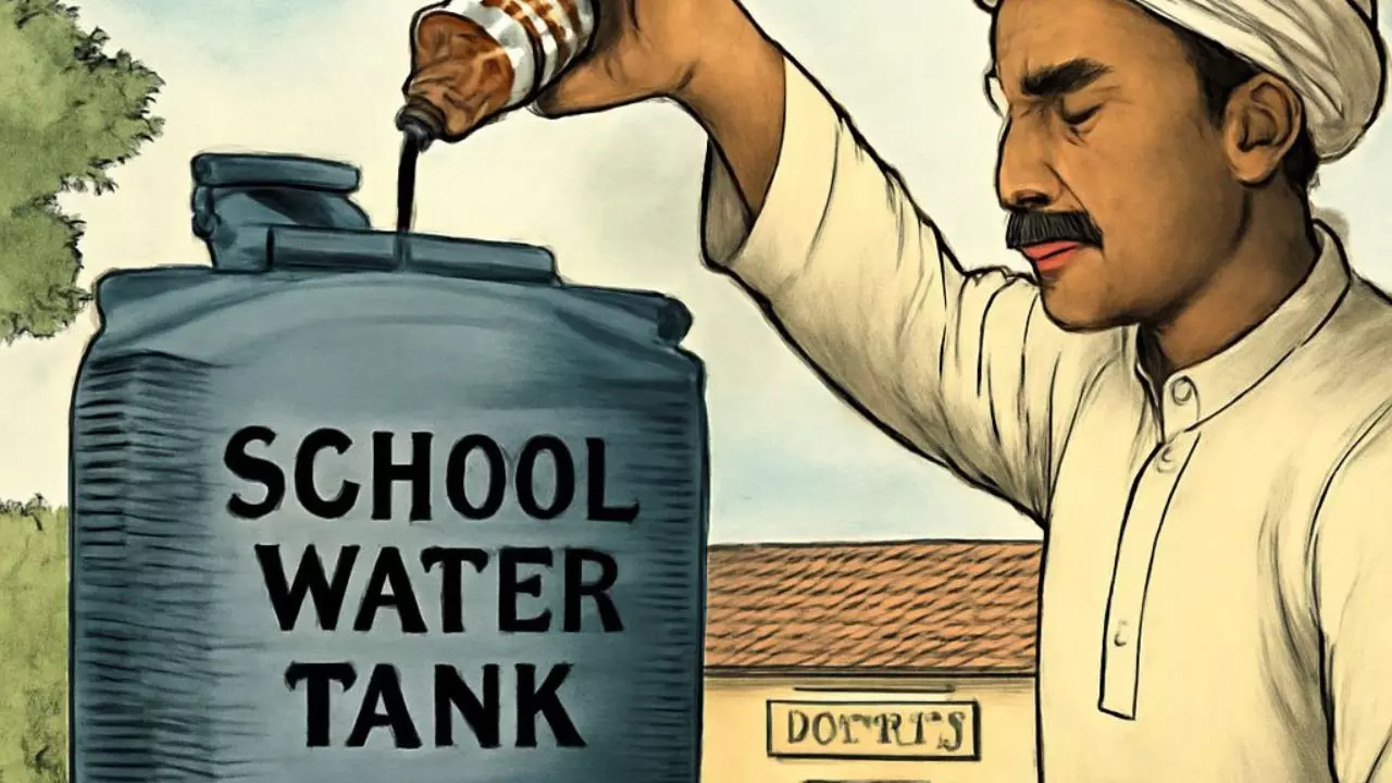 मुस्लिम प्रिंसिपल को हटाने के लिए रची साजिश, श्री राम सेना के लीडर ने पानी की टंकी में मिलाया जहर, अस्पताल में 11 बच्चे