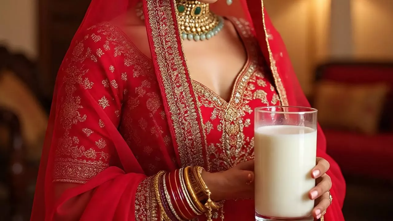 सुहागरात से पहले दुल्हन की हरकत देख चकराया दूल्हा, कर दी दूध की ऐसी की तैसी | Video Viral सुहागरात से पहले दुल्हन की हरकत देख चकराया दूल्हा, कर दी दूध की ऐसी की तैसी | Video Viral