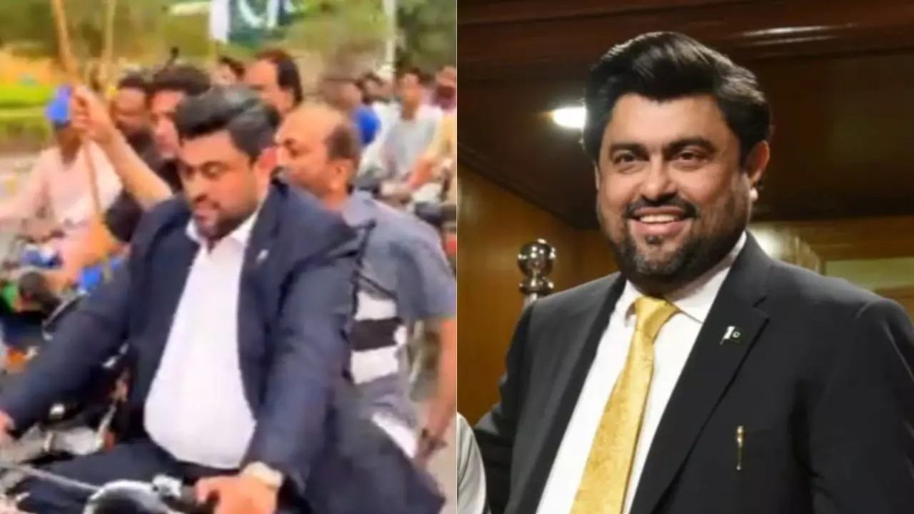 पाक गवर्नर 40 लाख बाइकर्स के साथ सीमा पार करने की दे रहे थे धमकी, पेट्रोल ख़त्म होने पर हुई फजीहत | Video Viral