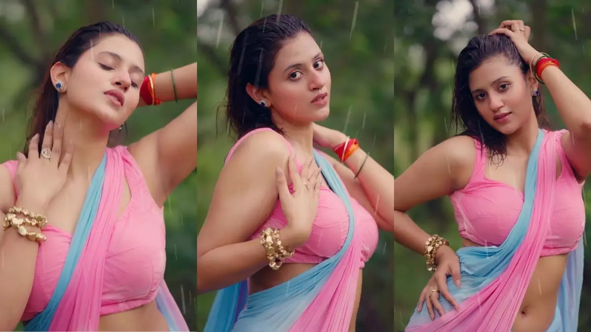 भीगी भीगी साड़ी में मेरी जवानी जैसे... Anjali Arora के Sexy Video से फैंस की उड़ी नींद, बताया Angel और Fitness Queen