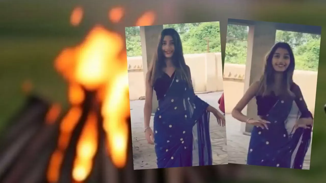 चिता के सामने लड़की ने बनाई रील, सोशल मीडिया पर मचा बवाल; यूजर्स ने कहा- बेल्ट से मारो | Video Viral