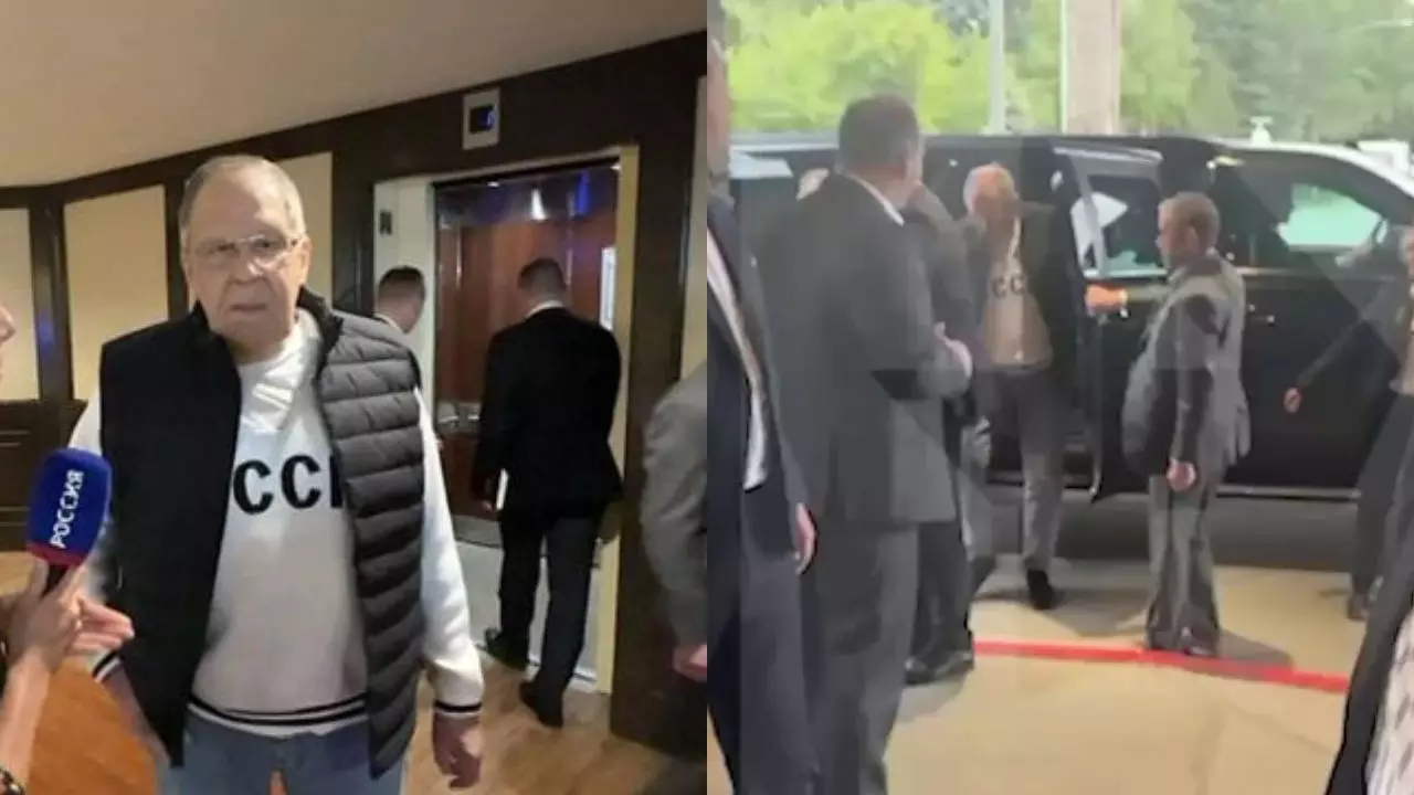 अलास्का शिखर सम्मेलन से पहले लावरोव का विवादित संदेश: CCCP स्वेटशर्ट और चिकन कीव तंज