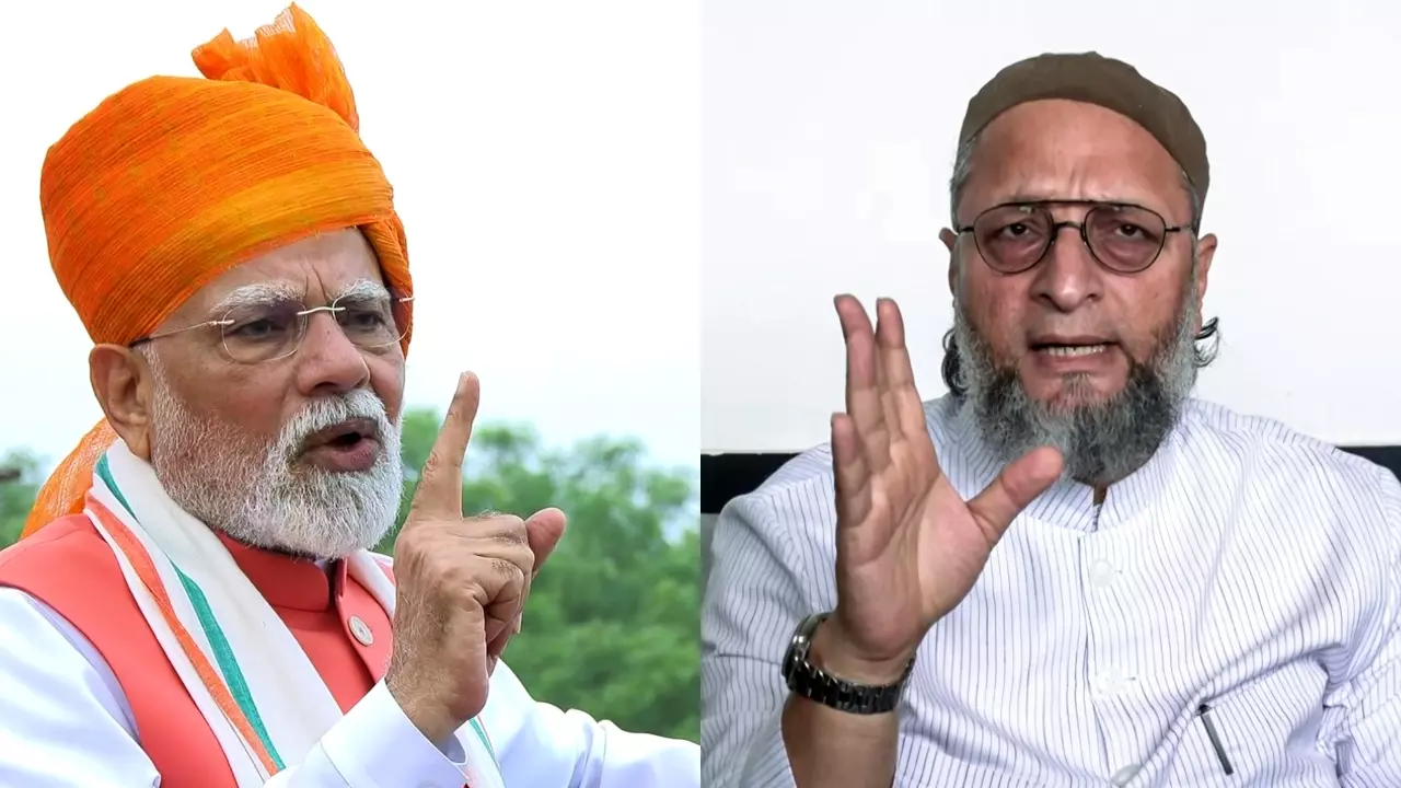 खतरा चीन से है पर उसका जिक्र तक नहीं, पीएम मोदी पर लाल हुए ओवैसी, RSS की तारीफ पर कहा - अब कायरता को...