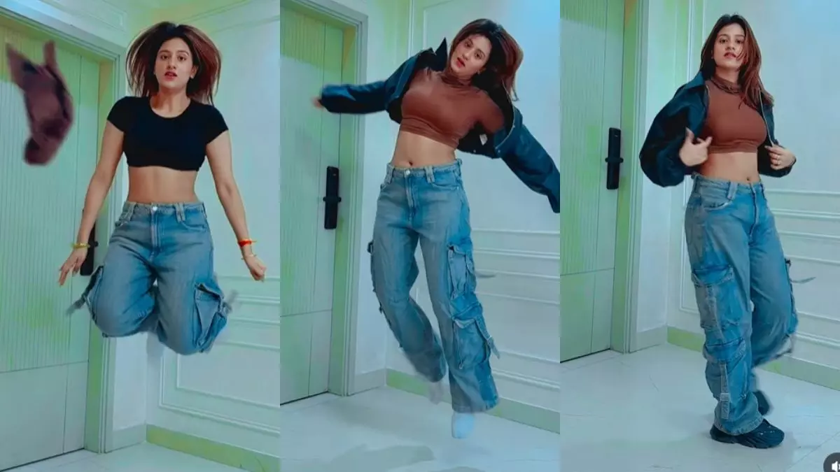 हवा में ही कपड़े पहनते नजर आईं Anjali Arora, Video देख फैंस हुए हैरान; बोले- Gravity Kha Gyi