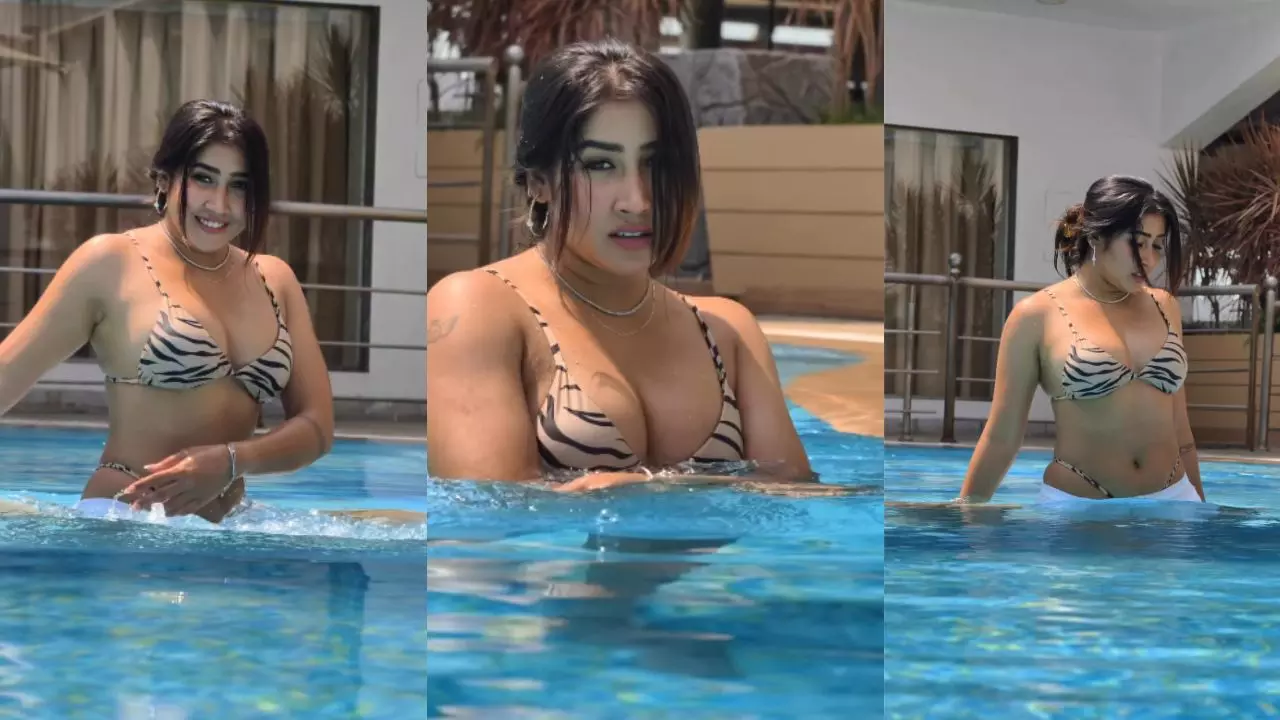 Video में देखिए सोफिया अंसारी का बिकिनी लुक, आधी रात उड़ जाएगी आपकी नींद!