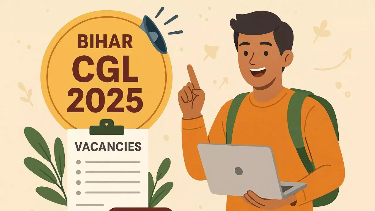 बिहार CGL 2025: युवाओं के लिए सुनहरा मौका, BSSC ने निकाली 1481 पदों पर वैकेंसी; ऐसे करें आवेदन बिहार CGL 2025: युवाओं के लिए सुनहरा मौका, BSSC ने निकाली 1481 पदों पर वैकेंसी; ऐसे करें आवेदन