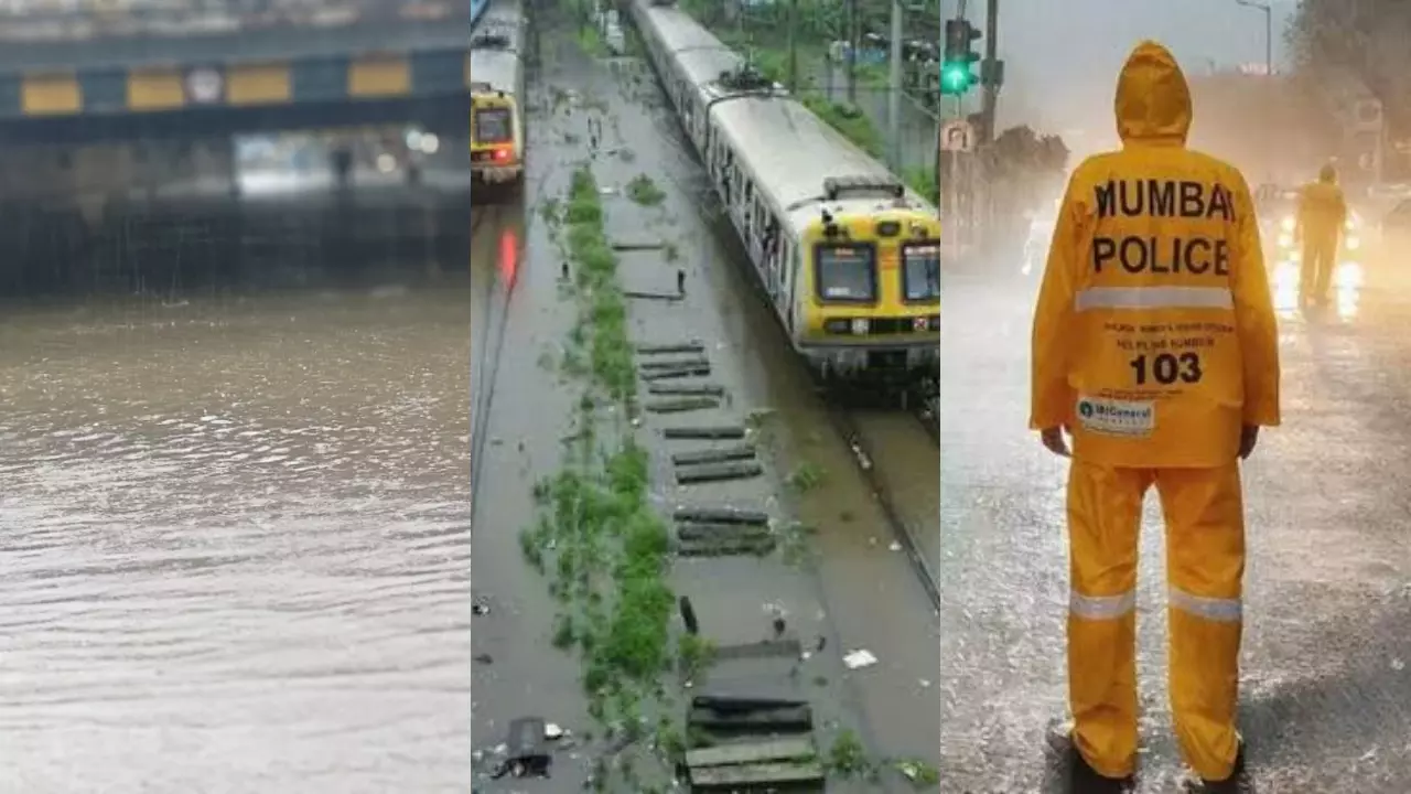 मुंबई में जलभराव और बदहाली, एक्स X टॉप ट्रेंड में बारिश, CM ने लोगों से की ये अपील, हार्बर रेल लाइन...