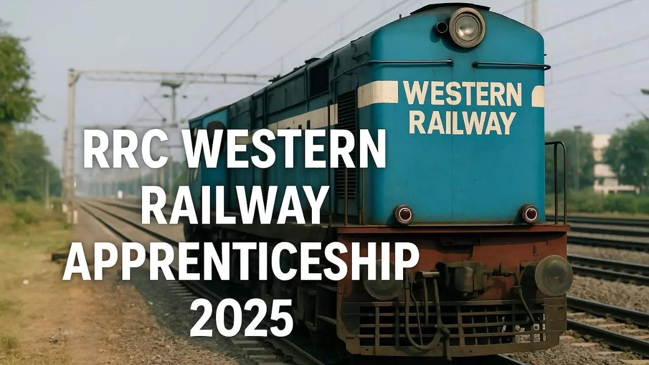 RRC Western Railway 2025: 2865 अप्रेंटिस पदों के लिए आवेदन शुरू, जल्दी करें अप्लाई