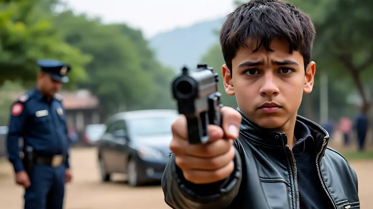 थप्पड़ का बदला! 9वीं का स्टूडेंट टिफिन में लाया पिस्टल और टीचर पर दाग दी गोली, हिरासत में छात्र; बाप फरार