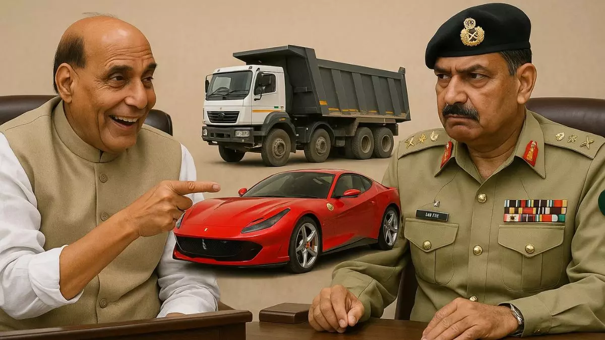 Ferrari vs Dumper: असीम मुनीर की तुलना पर राजनाथ सिंह ने कसा तंज, कहा-  पाकिस्तान ने किया अपनी नाकामी का इजहार