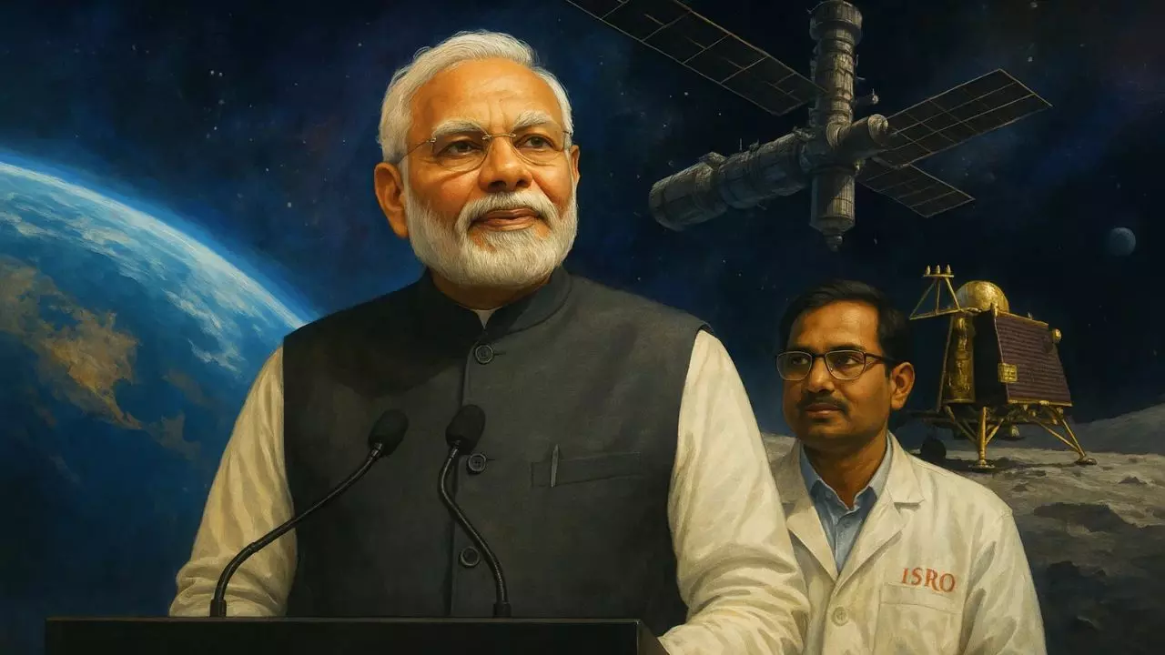 पीएम मोदी और ISRO ने रखा भारत का स्पेस विज़न: 2035 तक अपना अंतरिक्ष स्टेशन, गगनयान और चंद्रयान-4 की तैयारी - 10 बातें