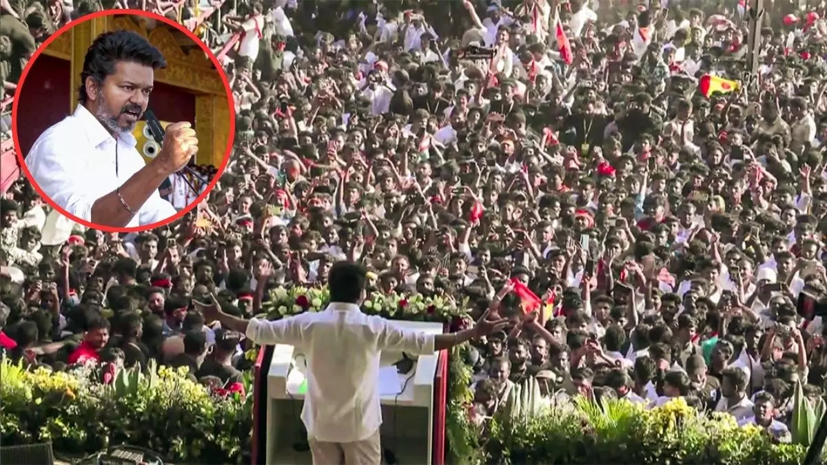 फैंस की दीवानगी बनेगी वोट बैंक? रैली के बाद बढ़ा विजय का राजनीतिक कद, क्या तमिलनाडु की दूसरी सबसे बड़ी पार्टी बन पाएगी TVK?