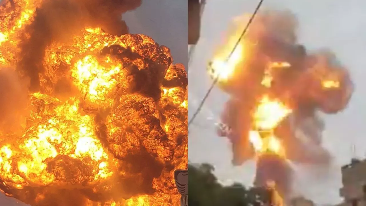 VIDEO: हवाई हमलों से कांपा यमन! इज़राइल ने राष्ट्रपति परिसर के पास मिसाइल ठिकानों पर बरसाए बम