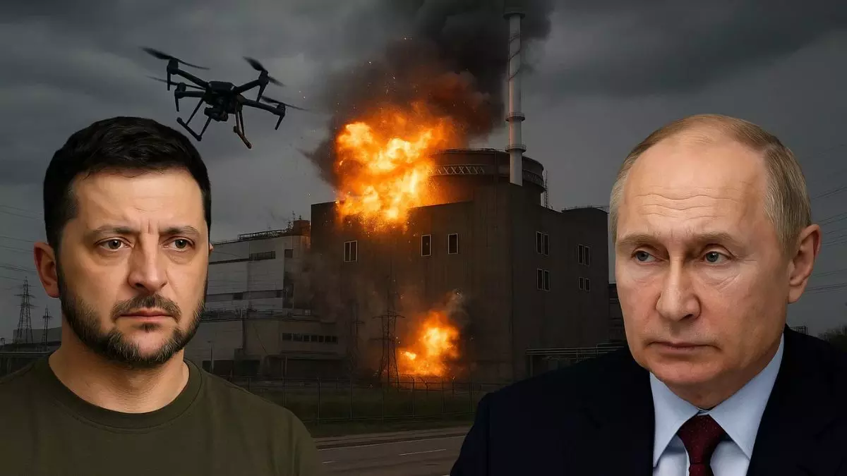 यूक्रेन ने रूस पर दागे कई ड्रोन! परमाणु संयंत्र, Port और Power Stations को बनाया निशाना; टला बड़ा हादसा