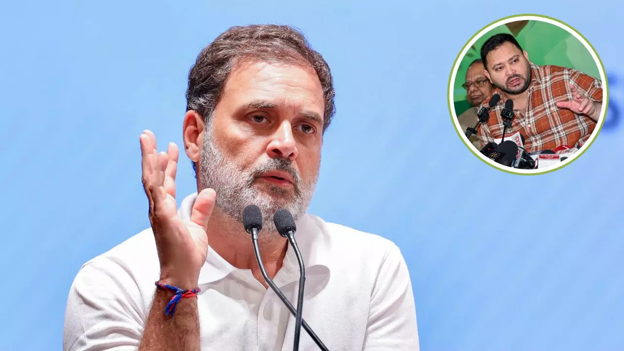 तेजस्‍वी यादव को CM फेस घोषित क्‍यों नहीं कर देते? राहुल गांधी ने फिर नहीं दिया सीधा जवाब, बोले - फिलहाल तो हमारी...