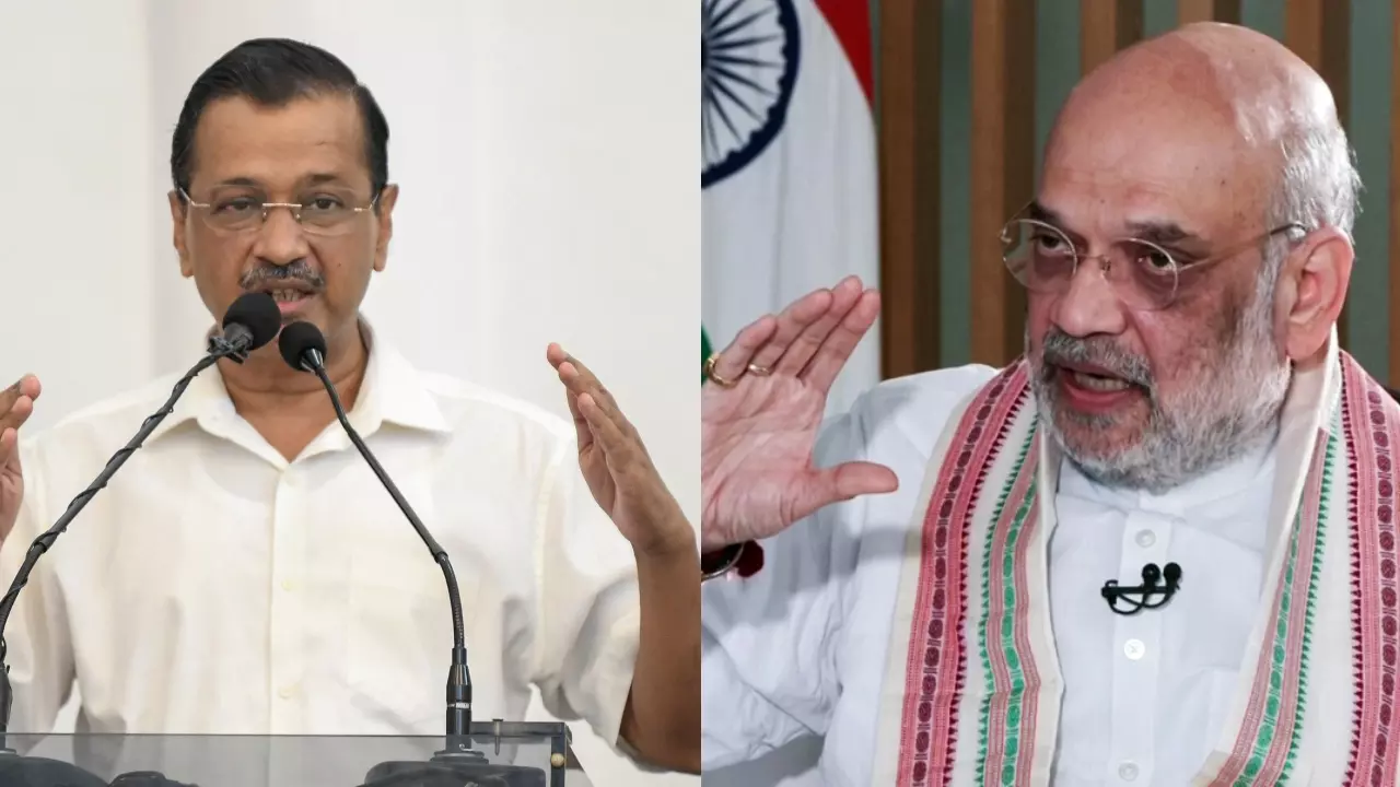 जो मुजरिमों को..., उसे कितने साल की सजा होनी चाहिए? केजरीवाल का अमित शाह पर पलटवार, कहा - जेल की सरकार...