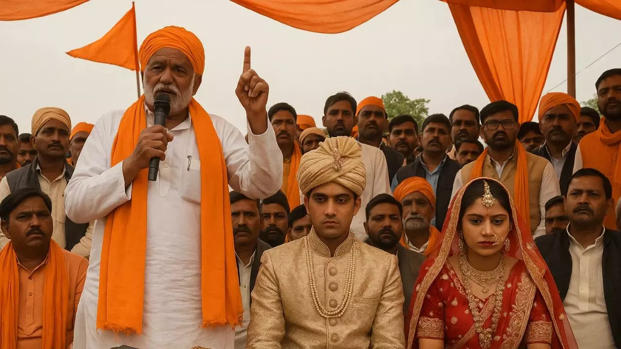 कन्यादान में दहेज नहीं, कट्टा, तलवार और चाकू जरूर दें; बागपत की महापंचायत में उठी अनोखी मांग- Video देख यूजर्स बोले- ये भी ठीक है