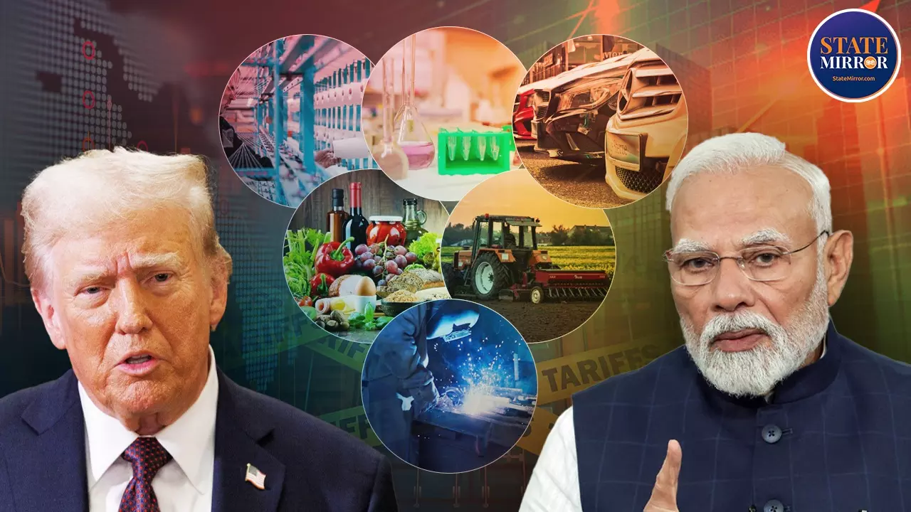 ट्रंप का प्रहार: भारत पर 50% टैरिफ से स्टील, फार्मा और टेक्सटाइल समेत 12 सेक्टर पर असर, 10 बातें