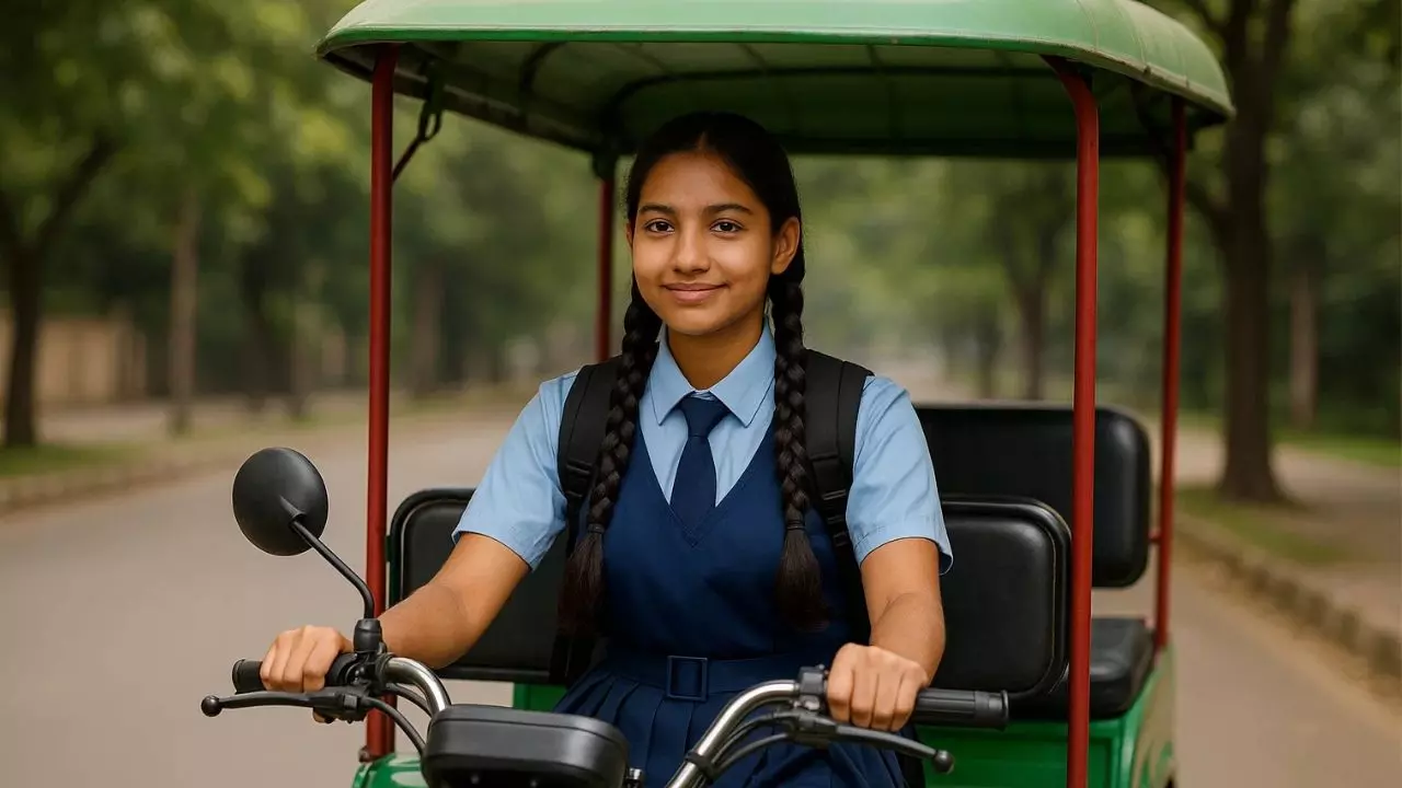 कंधों पर बोझ, आंखों में सपना! 12वीं में पढ़ने वाली रीमा ई-रिक्शा चलाकर परिवार की कर रही मदद, हिम्मत से लिख रही नई कहानी