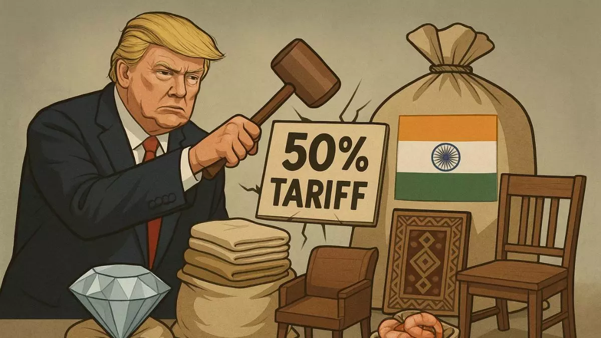 टेक्सटाइल, डायमंड और झींगा... ट्रंप के भारत पर 50 फीसदी टैरिफ लगाने से इन सेक्टरों में जाएंगी सबसे ज्यादा नौकरियां