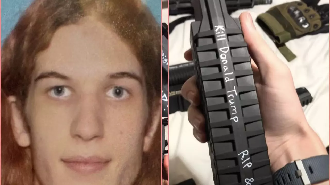 भारत पर गिरा दो एटम बम, ट्र्ंप को मार डालो... स्कूल पर हमला करने वाले का VIDEO वायरल, हथियार पर लिखे विवादित मैसेज