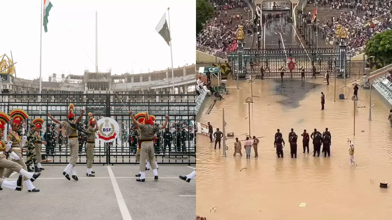 जलभराव को लेकर वाघा बॉर्डर पर तनाव, पाकिस्तान ने भारत के खिलाफ उगला जहर, कहा...