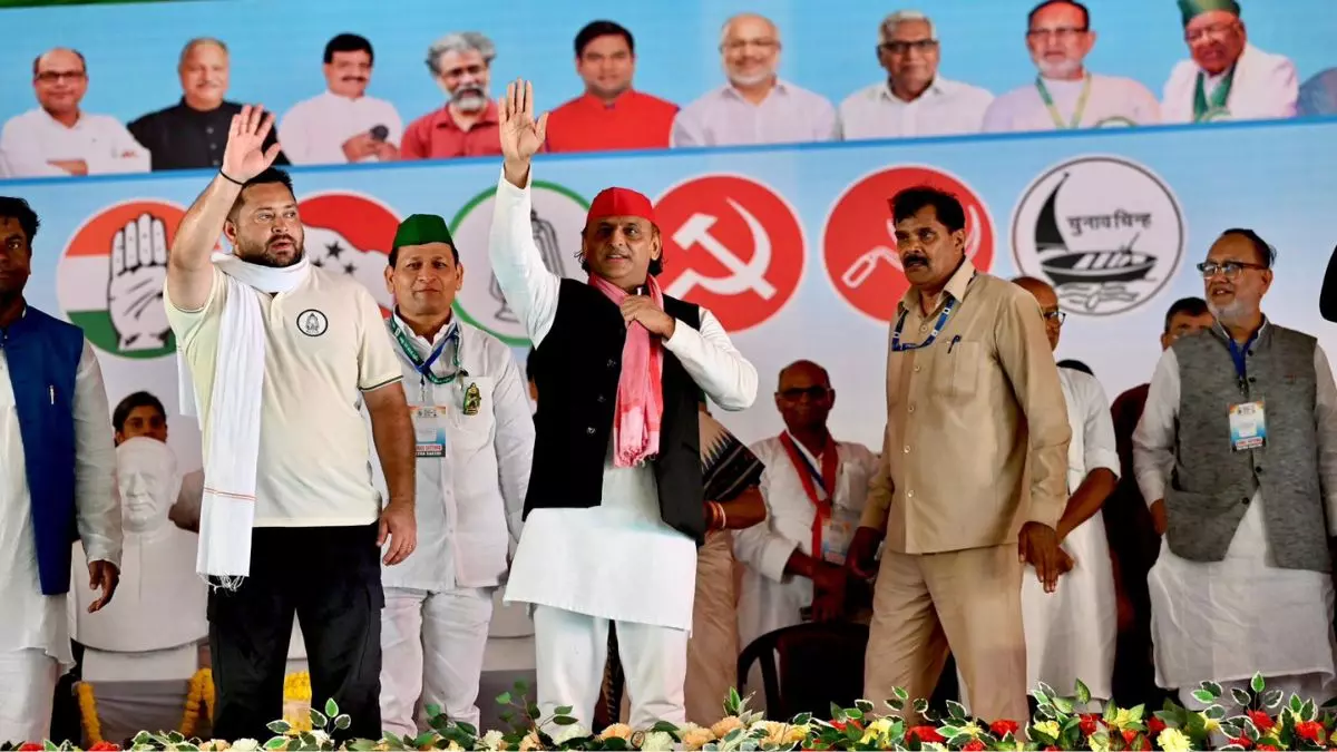 अवध के बाद अब बारी मगध की है... बिहार में बीजेपी पर जमकर बरसे अखिलेश यादव, मोहन भागवत पर भी कसा तंज