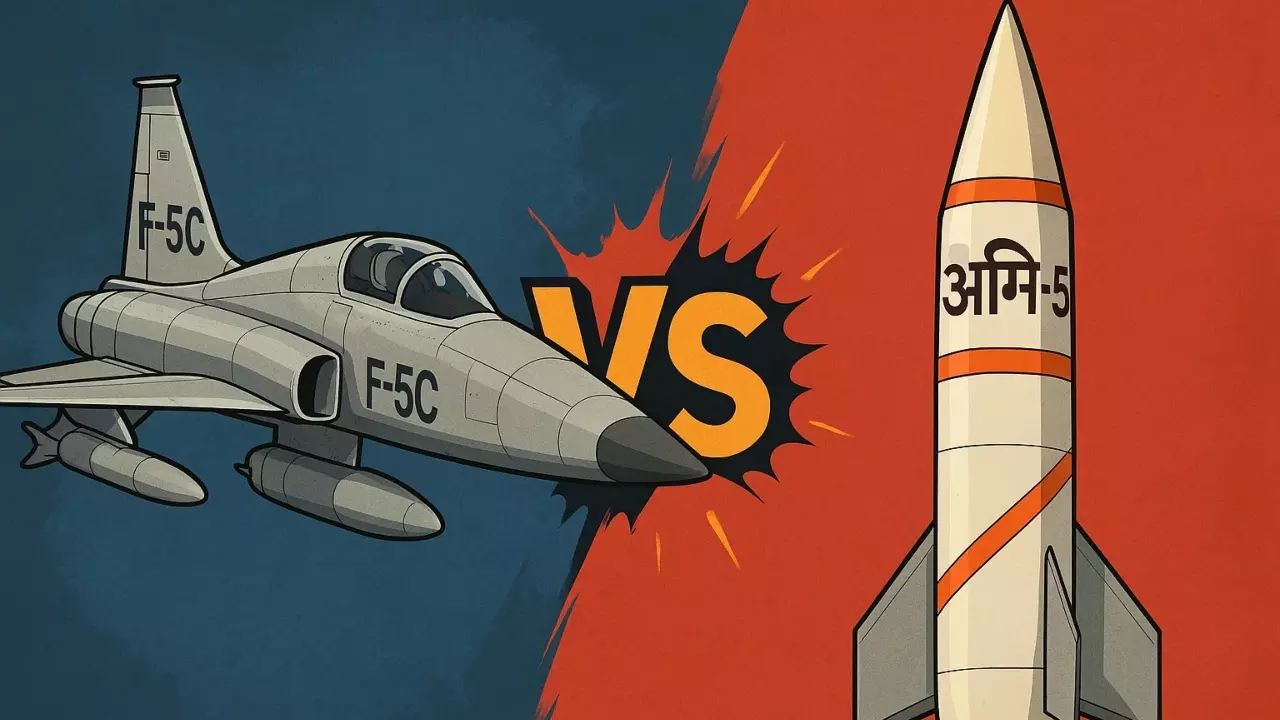 ज्यादा खतरनाक किसकी मिसाइल? चीन की DF-5C या भारत की अग्नि 5, जानें क्या है किसकी ताकत ज्यादा खतरनाक किसकी मिसाइल? चीन की DF-5C या भारत की अग्नि 5, जानें क्या है किसकी ताकत