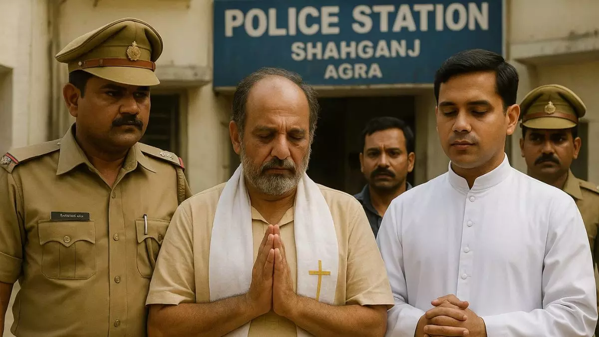 खून पिलाकर हिंदुओं को बनाते थे ईसाई, महाराष्ट्र-हरियाणा से होती थी फंडिंग... आगरा धर्मांतरण केस में चौंकाने वाले खुलासे खून पिलाकर हिंदुओं को बनाते थे ईसाई, महाराष्ट्र-हरियाणा से होती थी फंडिंग... आगरा धर्मांतरण केस में चौंकाने वाले खुलासे