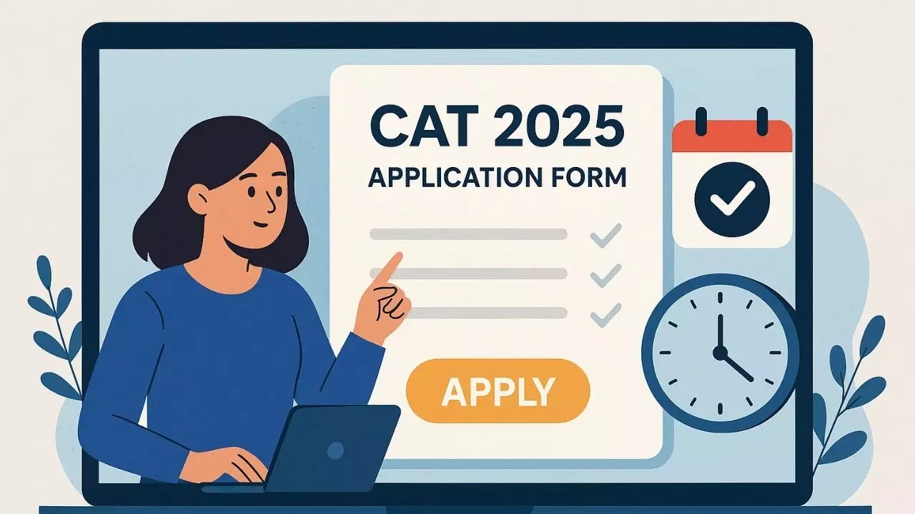 CAT 2025 एप्लीकेशन फॉर्म की आखिरी तारीख बढ़ी, अब इस तारीख तक कर सकते हैं ऑनलाइन अप्लाई CAT 2025 एप्लीकेशन फॉर्म की आखिरी तारीख बढ़ी, अब इस तारीख तक कर सकते हैं ऑनलाइन अप्लाई