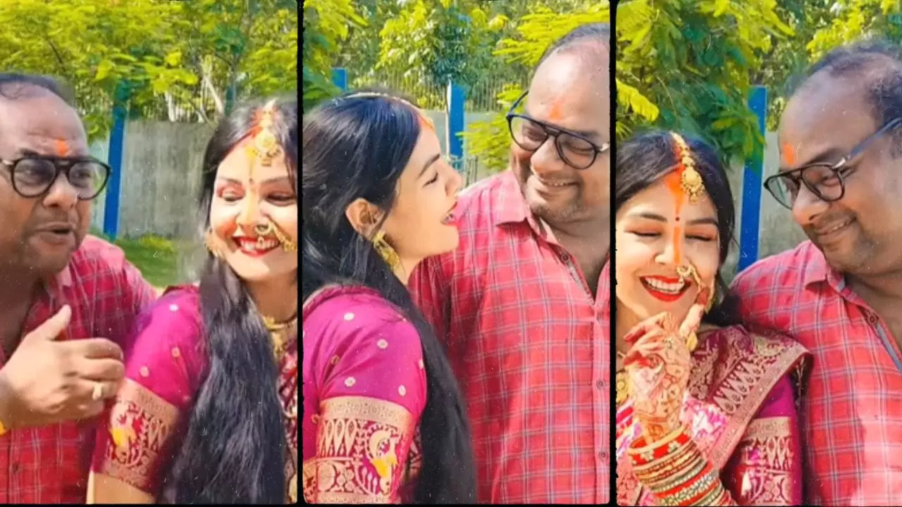 पैसे का चक्कर बाबू भैया... चाचा की उम्र के शख्‍स के साथ लड़की का रोमांस, VIRAL VIDEO देख लोट-पोट हुए यूजर्स