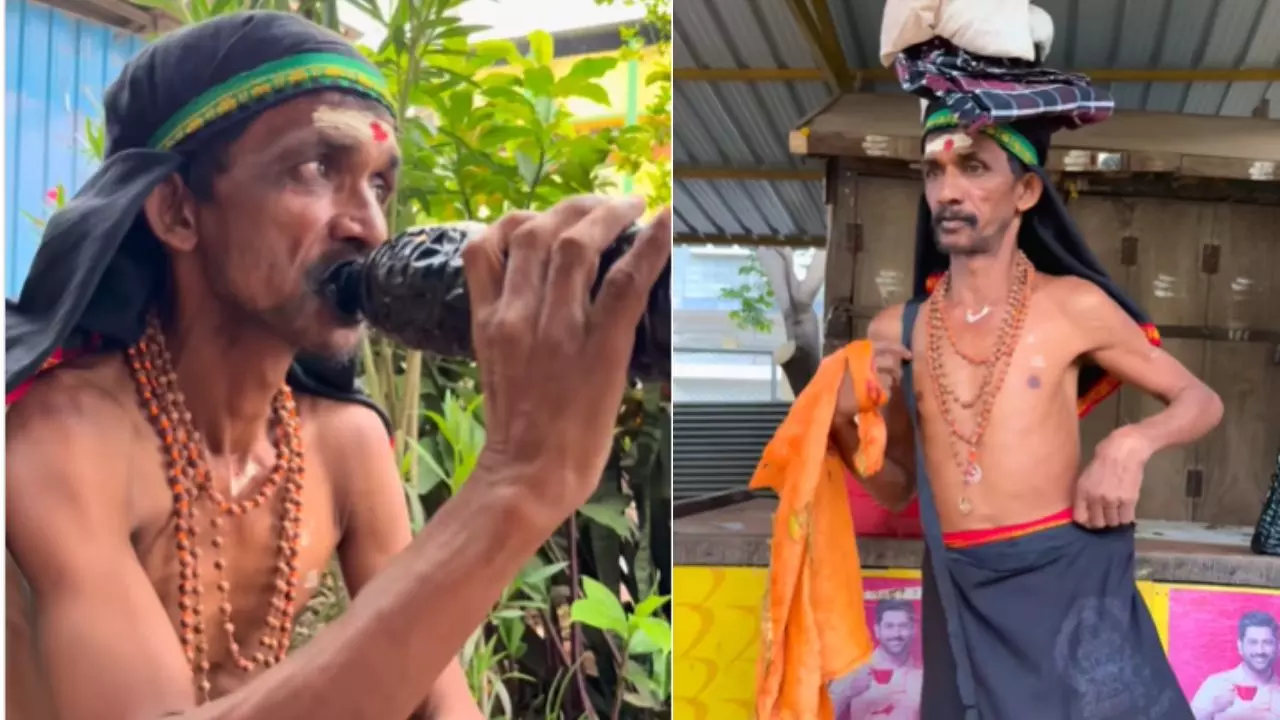 30 साल से रोटी-चावल नहीं, इंजन ऑयल पीकर जिंदा है कर्नाटक का ये शख्स, बताया भगवान अयप्पा का चमत्कार