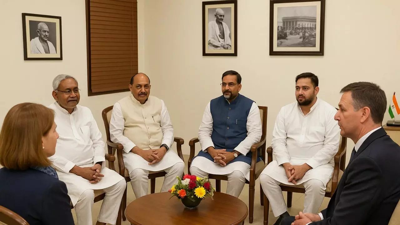 EXCLUSIVE: चुनाव से पहले बिहार के कद्दावर नेताओं से विदेशी डिप्लोमेट और दूतावास कर्मियों की ‘मुलाकात’ का मतलब समझिए...! EXCLUSIVE: चुनाव से पहले बिहार के कद्दावर नेताओं से विदेशी डिप्लोमेट और दूतावास कर्मियों की ‘मुलाकात’ का मतलब समझिए...!