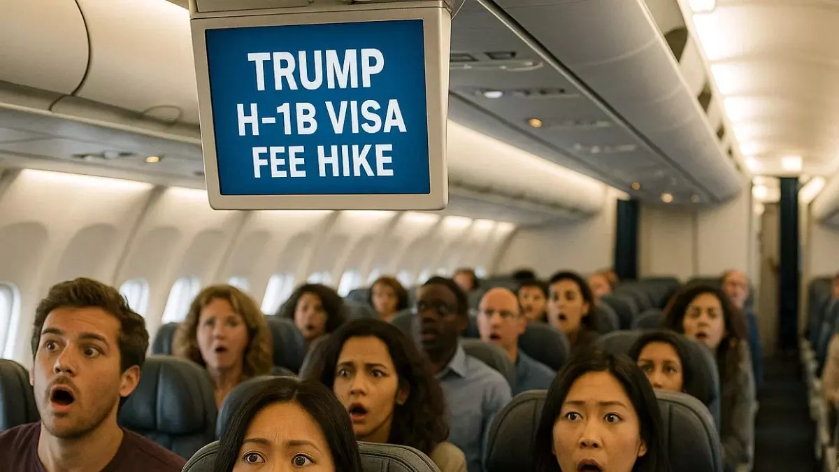 H1B Visa: ट्रंप का एक फैसला... और विमान से नीचे उतरने लगे लोग, दिल्ली-न्यूयॉर्क फ्लाइट का किराया 37000 से बढ़कर हुआ 70000 H1B Visa: ट्रंप का एक फैसला... और विमान से नीचे उतरने लगे लोग, दिल्ली-न्यूयॉर्क फ्लाइट का किराया 37000 से बढ़कर हुआ 70000