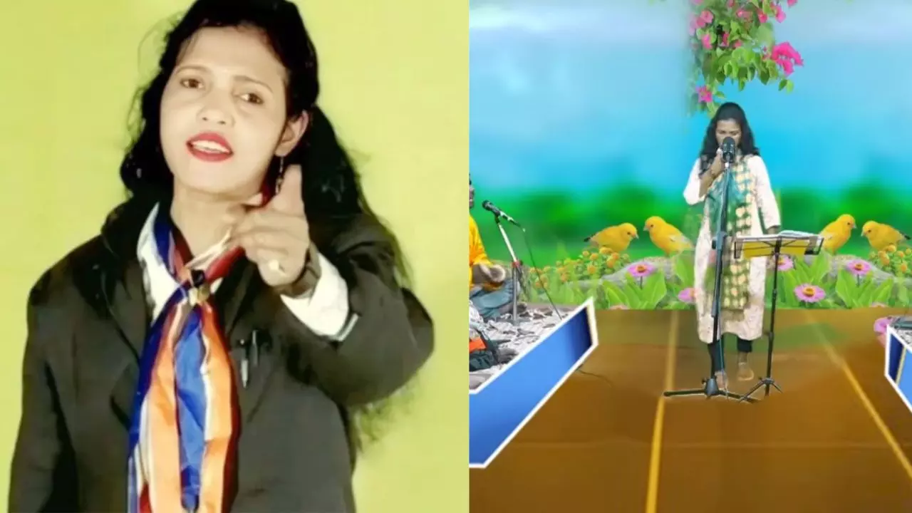 हिंदू देवी-देवताओं पर अश्लील गाने बनाकर पैसा कमाने वाली सरोज सरगम कौन? यूजर्स बोले- गिरफ्तारी नहीं हुई तो बवाल तय हिंदू देवी-देवताओं पर अश्लील गाने बनाकर पैसा कमाने वाली सरोज सरगम कौन? यूजर्स बोले- गिरफ्तारी नहीं हुई तो बवाल तय