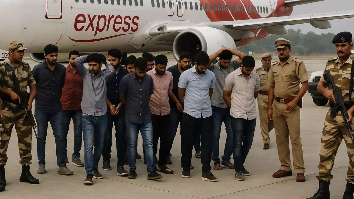 Air India Express की फ्लाइट को हाईजैक करने की कोशिश, पायलट ने नहीं खोला कॉकपिट गेट; CISF ने 9 यात्रियों को दबोचा Air India Express की फ्लाइट को हाईजैक करने की कोशिश, पायलट ने नहीं खोला कॉकपिट गेट; CISF ने 9 यात्रियों को दबोचा