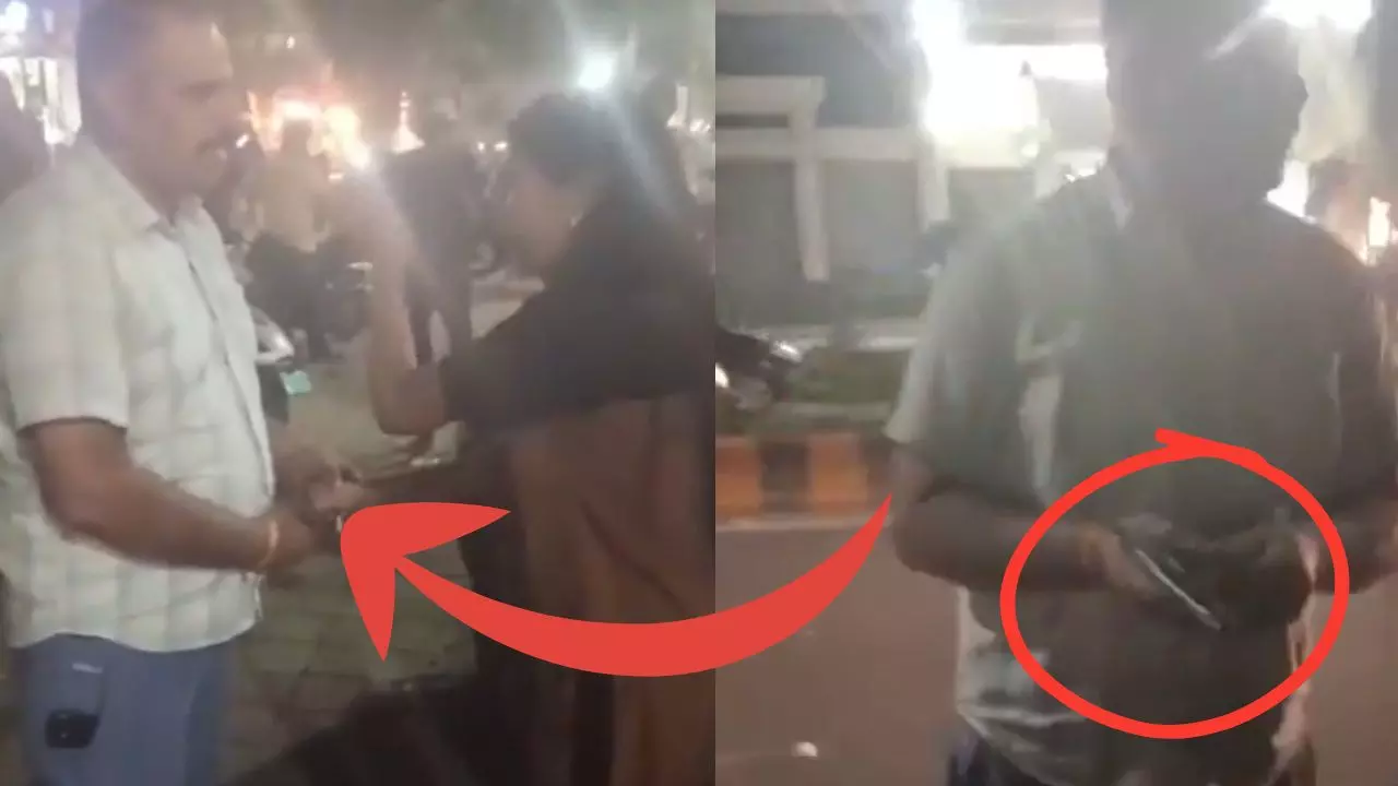 ये बंदूक लेकर मेरे से बोला 5 हजार में चलेगी, पिस्टल दिखाकर युवती को कार में खींचने की कोशिश, VIDEO वायरल ये बंदूक लेकर मेरे से बोला 5 हजार में चलेगी, पिस्टल दिखाकर युवती को कार में खींचने की कोशिश, VIDEO वायरल