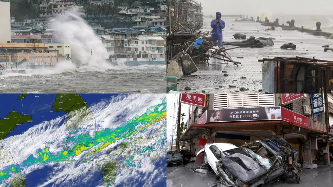 सुपर टाइफून रागासा का तांडव, ताइवान हांगकांग और फिलीपींस में दर्जनों लोगों की मौत, चीन में 20 लाख लोग बेघर, 10 प्वाइंट में जानें सब कुछ