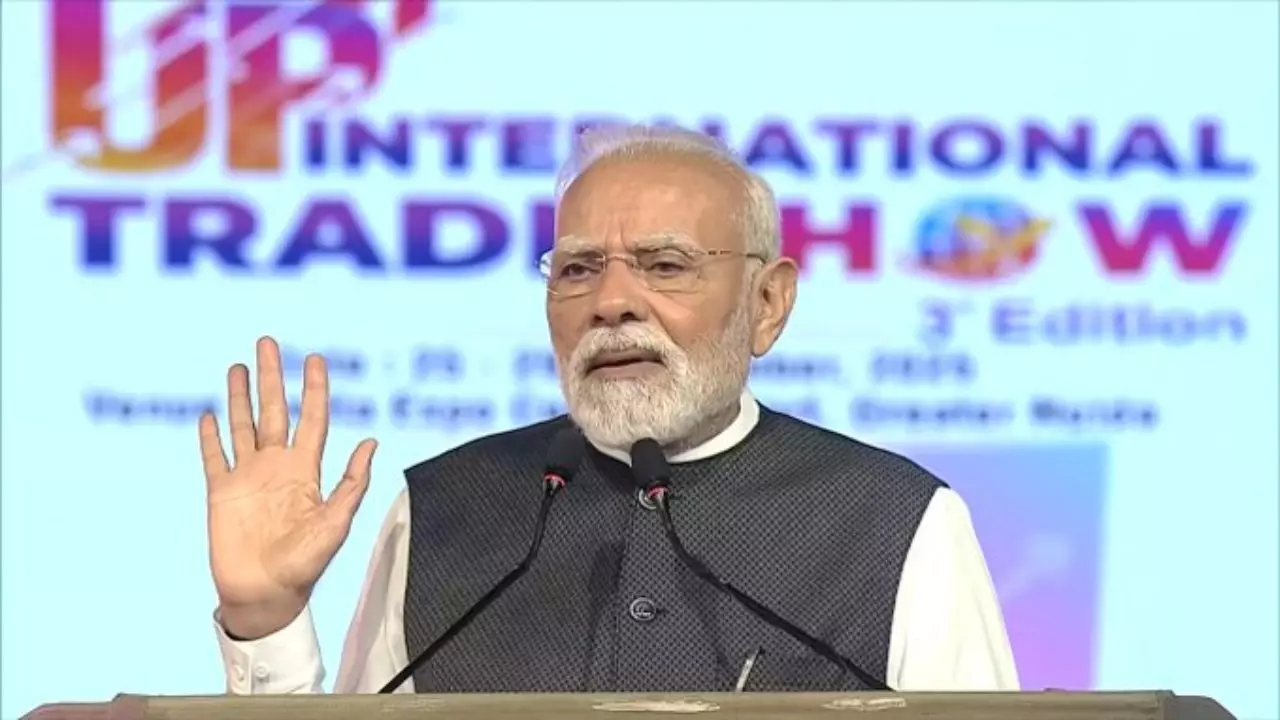अकेले यूपी में बनते हैं 55% फोन, मेड इन इंडिया हो हर चीज... इंटरनेशनल ट्रेड शो–2025 में पीएम मोदी की 10 बड़ी बातें