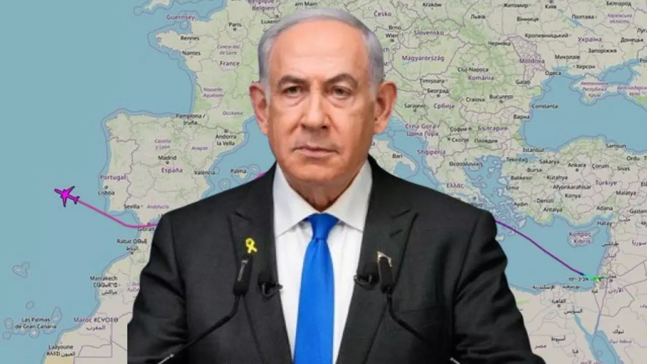 अरेस्ट होने से बचते नजर आए PM Netanyahu! इजरायल से न्यूयॉर्क जाने के लिए बदला हवाई रूट, जानें वजह