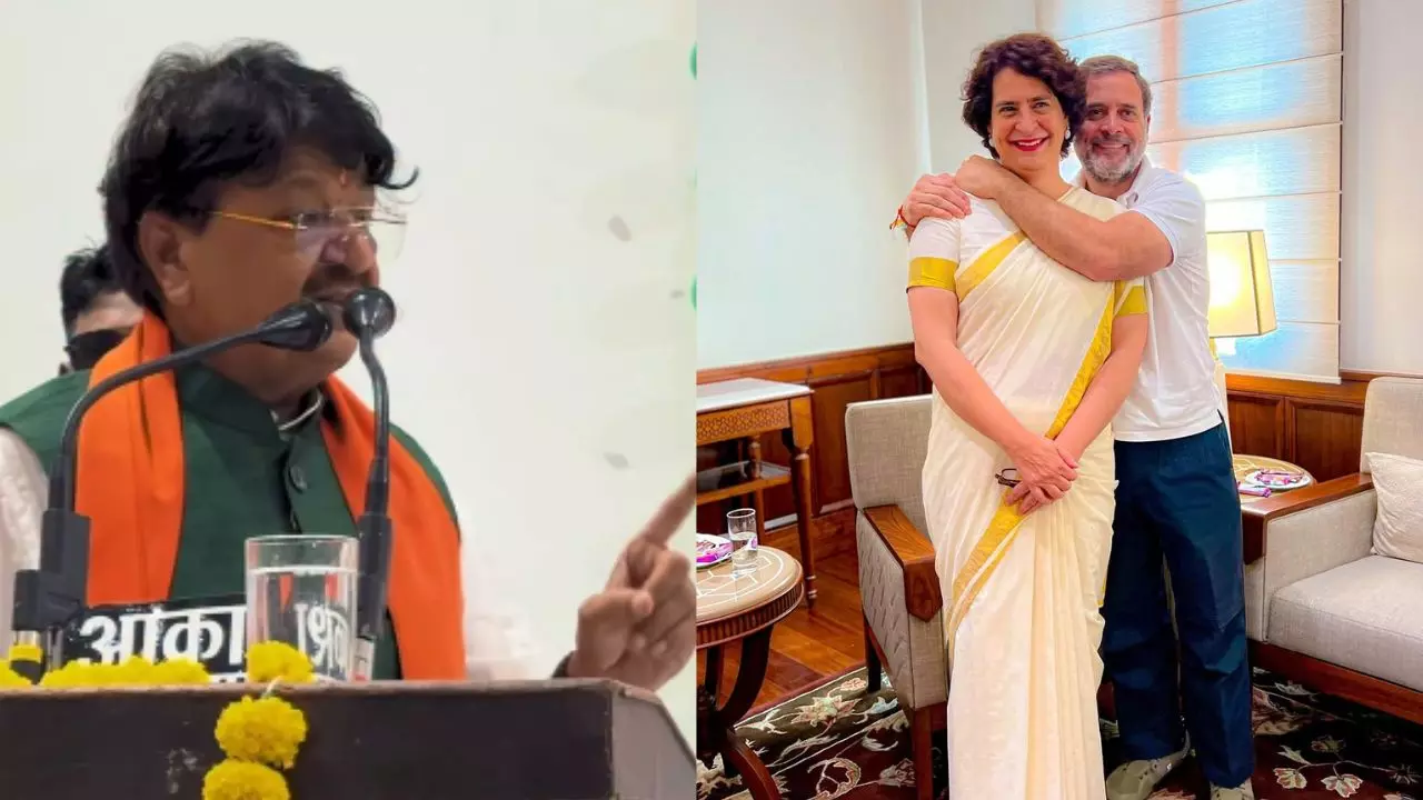 70 की उम्र में ऐसा भद्दा मजाक! राहुल-प्रियंका पर कैलाश विजयवर्गीय के विवादित बोल, कांग्रेस बोली- भाई-बहन के पवित्र रिश्‍ते का...